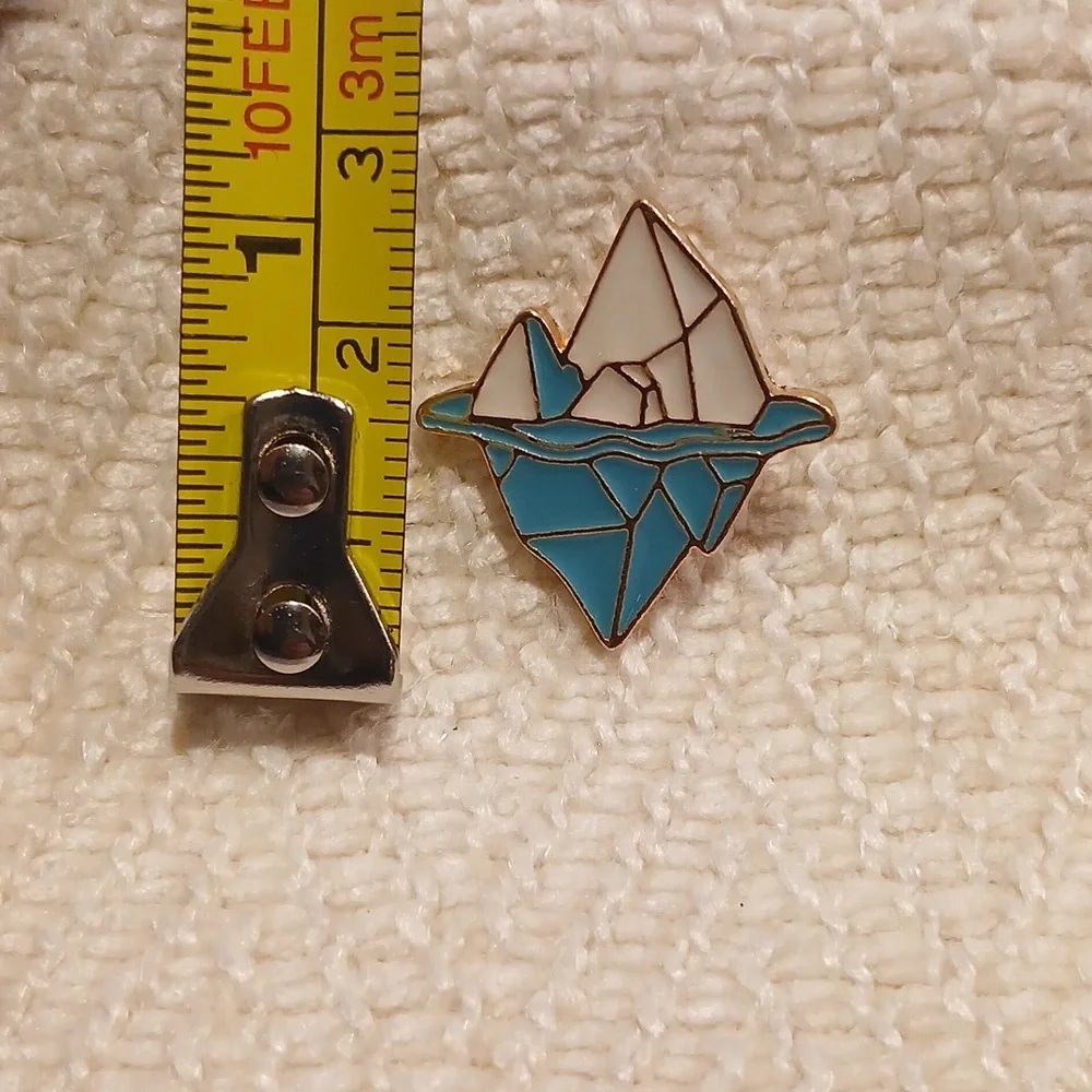 5/$25 NEW Melting Iceberg Enamel Pin